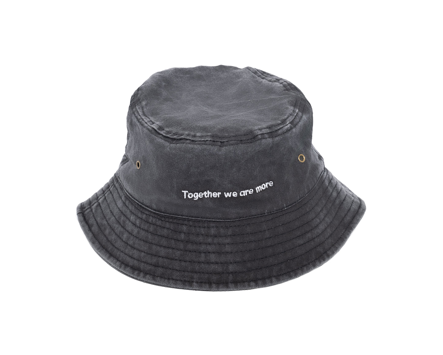 Piluso negro TREK 100% algodón – diseño urbano unisex con mensaje positivo bordado DIYA