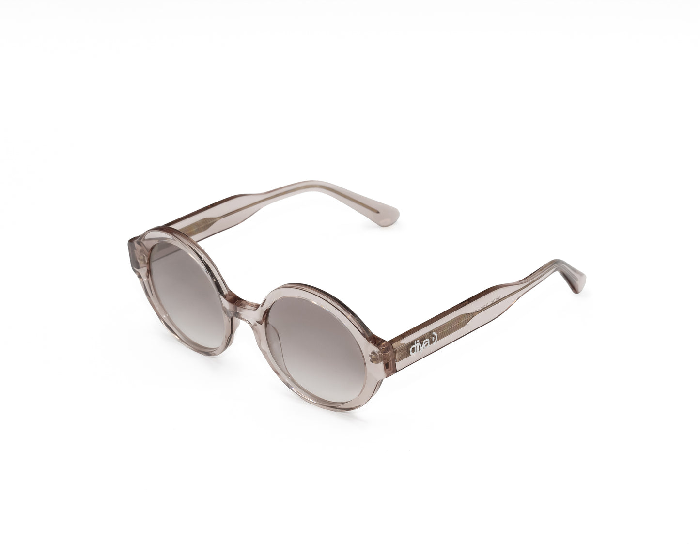 Gafas BOND gris transparente – diseño redondo con protección UV400 y calce cómodo SS25