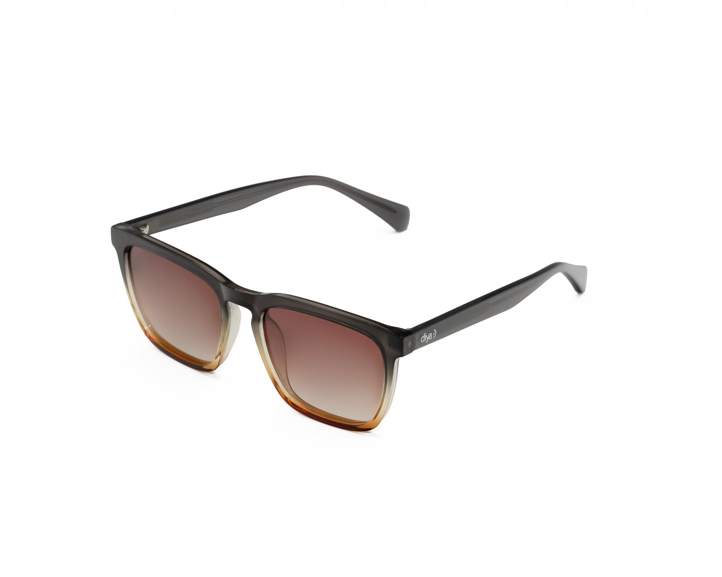 Gafas GLOW cuadradas con marco degradado y lentes polarizados UV400 – diseño elegante y distintivo DIYA