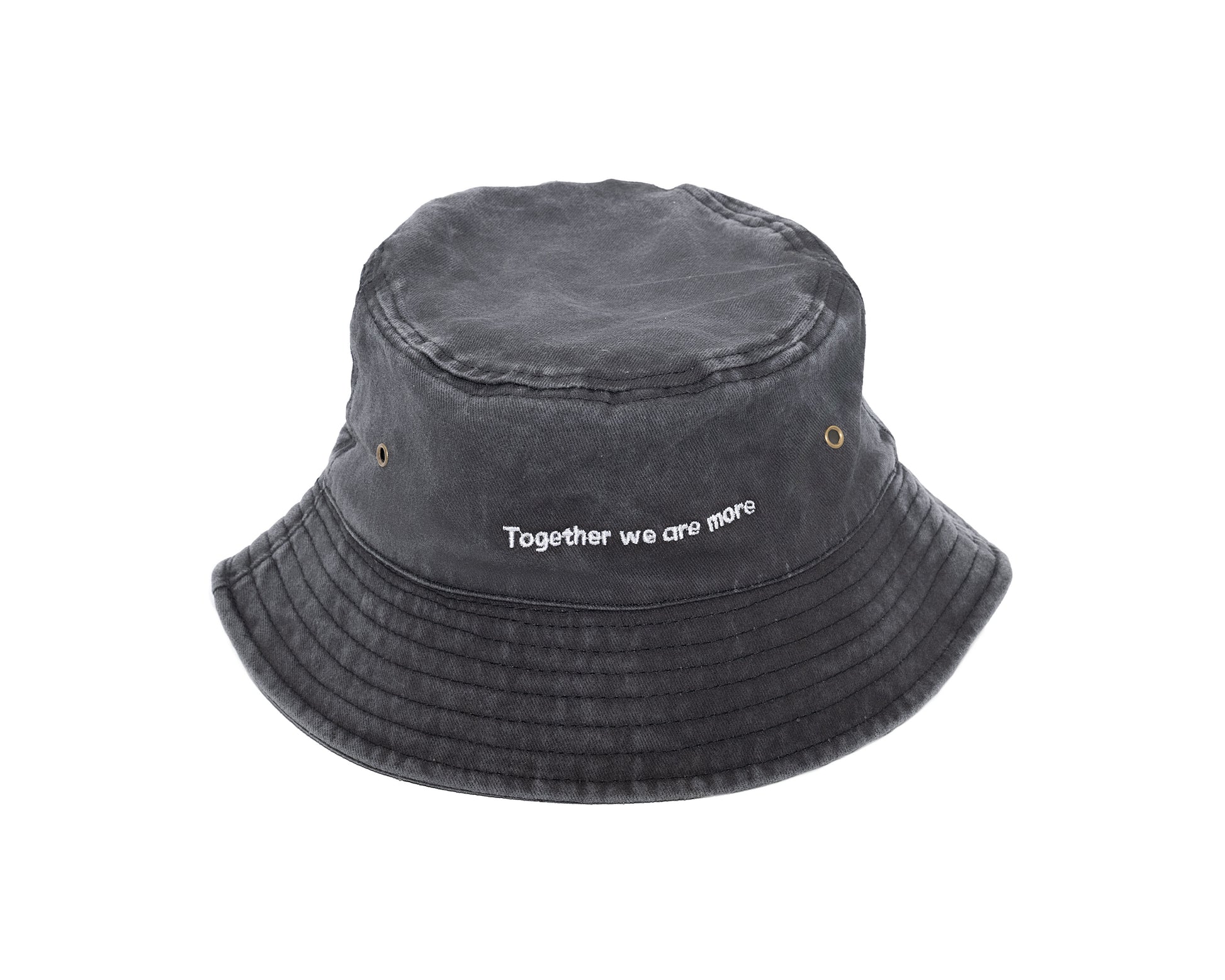 Piluso negro TREK 100% algodón – diseño urbano unisex con mensaje positivo bordado DIYA