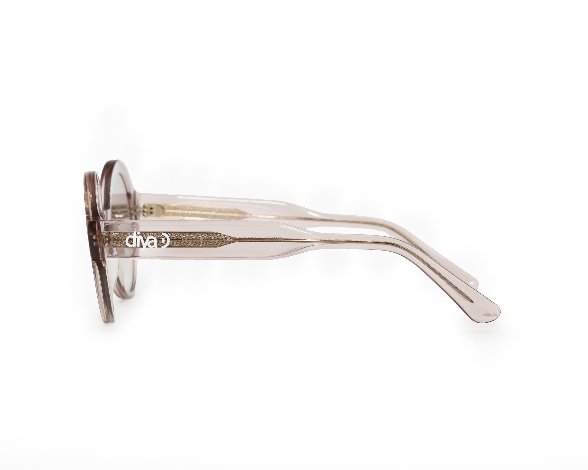 Gafas BOND gris transparente – diseño redondo con protección UV400 y calce cómodo SS25

